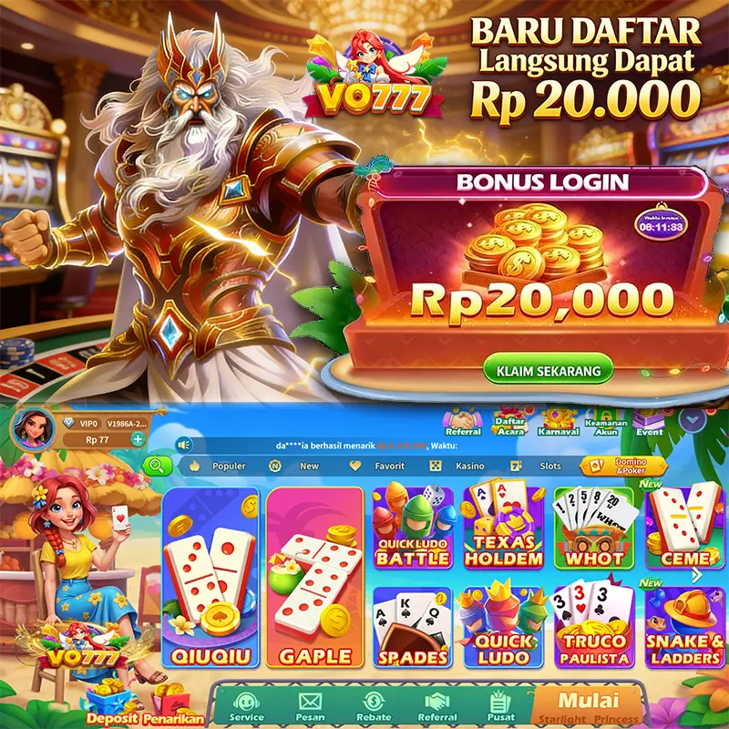 vo777 Masuk